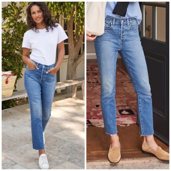 Frank & Eileen Denim - Frank & Eileen Cork Jeans in Antique Blue, Size 28